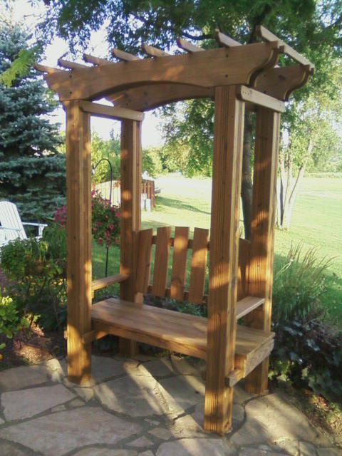 Arbor with Bench