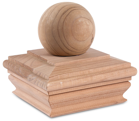 Woodway Cedar or Treated Ball Cap